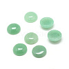 Natural Green Aventurine Gemstone Cabochons G-T020-8mm-02-1