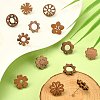 22Pcs 11 Styles Walnut Wood Stud Earring Findings MAK-CJ0001-17-5