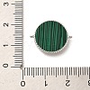 Synthetic Malachite Connector Charms KK-P260-29A-P-3