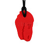 Dinosaur Food Grade Eco-Friendly Silicone Pendants PW-WGBCC5F-01-1