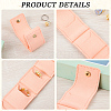 1Pc PU Leather Jewelry Rolls ABAG-CL0001-43B-6