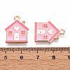 Alloy Enamel Pendants X-ENAM-T022-27-3
