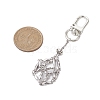304 Stainless Steel Macrame Chain Pouch Empty Stone Holder Pendant Decoration HJEW-JM02085-2