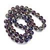 Electroplate Glass Bead Strands EGLA-J140-FR01-16mm-4
