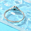 Brass Adjustable Rings for Women RJEW-R005-02P-4