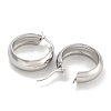 Tarnish Resistant 202 Stainless Steel Hoop Earrings EJEW-H003-38P-07-2