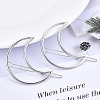 Alloy Hollow Geometric Hair Pin PHAR-N005-013P-4