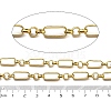 Ion Plating(IP) 304 Stainless Steel Oval Link Chains CHS-G039-14G-2