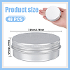 Round Aluminum Packing Boxes CON-WH0112-054-2