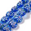 Handmade Bumpy Lampwork Beads Strands LAMP-K027-06H-2