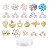 DIY Mixed Stone Chip & Glass Beads Jewelry Set Making Kit DIY-FS0002-34-2