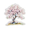 10Pcs 10 Styles Flower Tree Waterproof PET Stickers DIY-G121-03F-3