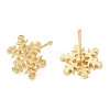 Snowflake Alloy Stud Earrings for Women PALLOY-Q447-22LG-2