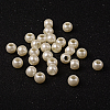 ABS Plastic Imitation Pearl European Beads MACR-R530-12mm-A41-1