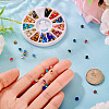 Pointed Back Glass Rhinestone Cabochons RGLA-YS0001-04C-6