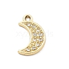 Alloy Rhinestone Pendants FIND-U026-17G-1