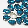 Pointed Back Glass Rhinestone Cabochons RGLA-T081-6x8mm-14-1