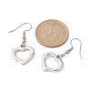 CCB Plastic Heart Dangle Earrings EJEW-JE05500-4
