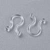 Plastic Clip-on Earring Findings KY-K012-01-2