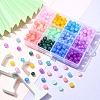 336Pcs 12 Colors Baking Painted Crackle Glass Bead Strands DGLA-YW0001-11-5