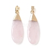 Natural Rose Quartz Pendants GG-CBA9F30-03G-07-1