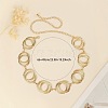 Double Ring Alloy Link Chain Waist Belly Chains for Women FS-WG31063-02-3