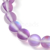 8mm Round Synthetic Moonstone Beaded Stretch Bracelets Making BJEW-JB11394-5