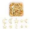 200Pcs 10 Style 304 Stainless Steel Charms STAS-LS0001-40-2