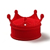 Flocking Plastic Crown Finger Ring Boxes CON-B008-01B-1