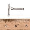Non-Tarnish 304 Stainless Steel Connector Charms STAS-Q323-10P-3
