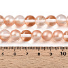 Baking Paint Transparent Glass Beads Strands DGLA-N011-10mm-04-4