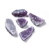 Natural Amethyst Druzy Geode Stones G-G797-03-1