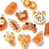 11Pcs 11 Styles Resin Imitation Food Pendants FIND-FS0002-61-3