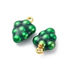 304 Stainless Steel Enamel Pendants STAS-B085-40G-01-2