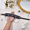 1Pc Punk PU Leather Necklaces NJEW-CL0001-24-3