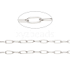 304 Stainless Steel Paperclip Chains CHS-F010-01H-P-1