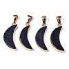 Synthetic Blue Goldstone Pendants G-S359-314A-1