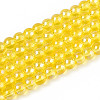Electroplate Transparent Glass Beads Strands LS-GLAA-T032-T4mm-AB12-A-1