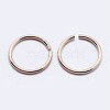 925 Sterling Silver Open Jump Rings STER-F036-02RG-1x6mm-2