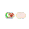 Plate Transparent Acrylic Cabochons OACR-N135-26-1