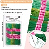 12 Skeins 6-Ply Polycotton(Polyester Cotton) Embroidery Floss DIY-CY0002-94A-2