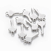 201 Stainless Steel Pendants STAS-L233-025P-1