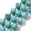 Dyed Natural Howlite Beads Strands G-G023-B01-02B-1