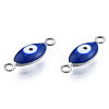 304 Stainless Steel Enamel Connector Charms STAS-N092-179A-2