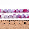 Dyed Natural White Jade Beads Strands G-T139-8mm-45S-5