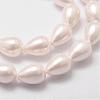 Rainbow Plated Shell Pearl Beads Strands BSHE-L027-01-6x9-3