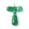 Brass Enamel Pendants KK-E093-03G-T-02-1