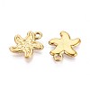 304 Stainless Steel Starfish Charms STAS-T067-52G-2