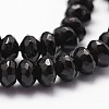 Natural Black Onyx Beads Strands G-P161-23-8x5mm-3