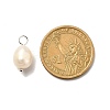 Natural Cultured Freshwater Pearl Pendants PALLOY-JF00942-03-4